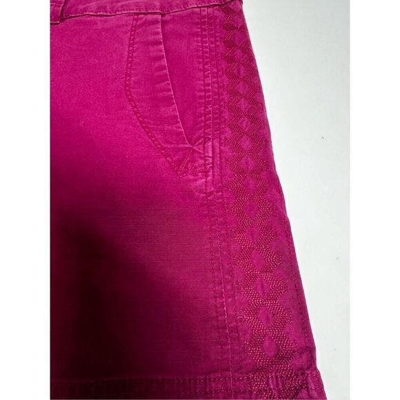 Eddie Bauer Women’s Chino Shorts Burgundy Size 14 - Picture 2 of 9
